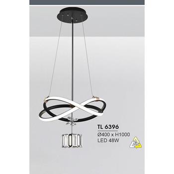 Đèn treo led trang trí Ø400*H1000 - LED 48W, ánh sáng 3 chế độ TL 6396