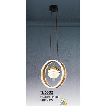 Đèn treo led trang trí Ø280*H1000 - LED 48W, ánh sáng 3 chế độ TL 6502