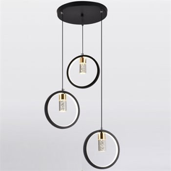 Đèn treo Led trang trí HUFA TL 6503/3 Ø300*H1000 - Led 48W, ánh sáng 3 chế độ TL 6503/3