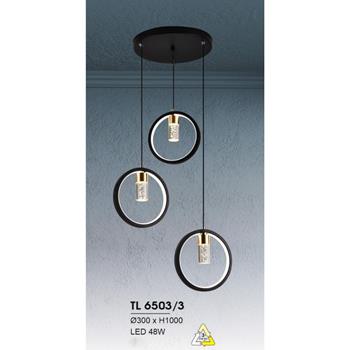 Đèn treo led trang trí Ø300*H1000 - LED 48W, ánh sáng 3 chế độ TL 6503/3