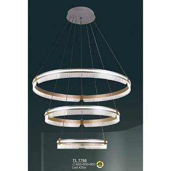 Đèn treo trang trí LED 425W - Ø400+600+800 - 3 màu ánh sáng TL 7780