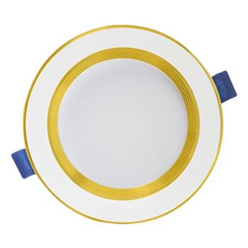 Đèn Led âm trần TLC 7W Chống chói - Viền Vàng TLC-ACMP-VV
