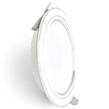 Đèn Downlight âm trần liền khối TLC Lighting TLC-ALK-VB-10W viền bạc TLC-ALK-VB-10W