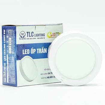 Đèn Led ốp nổi tròn vỏ trắng, 3 màu TLC-ONT-TT-6W-3M