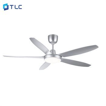 Quạt trần 5 cánh TLC-QTE-EV06 màu bạc TLC-QTE-EV06
