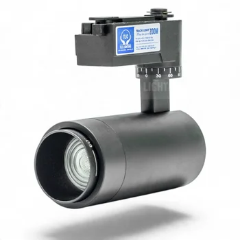 Đèn led rọi ray zoom TLC 10W thân đen TLC-RZ-TĐ-10W