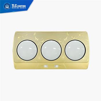Đèn sưởi nhà tắm 3 bóng trắng TLC-SNT-BT03