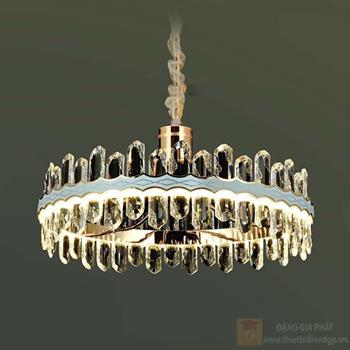 Đèn treo pha lê Verona Ø800*H300 - ánh sáng 3 màu TPL-0233/800