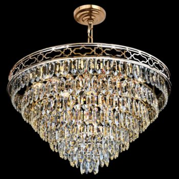 Đèn chùm pha lê K9 Andora TPL-072/600 Ø600*H360 + 500 E14*18 TPL-072/600