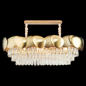 Đèn chùm pha lê Andora TPL-6933A/L800 L800*W320*H500 E14*8 TPL-6933A/L800