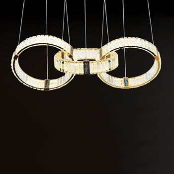 Đèn thả pha lê Andora TPL-81028/L1200 L1200 LED 3 CĐ TPL-81028/L1200