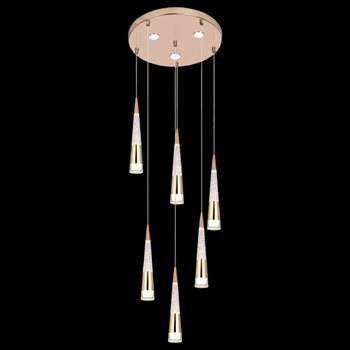 Đèn thả pha lê Andora TPL-8119/6+2 Ø350*H1200 TPL-8119/6+2