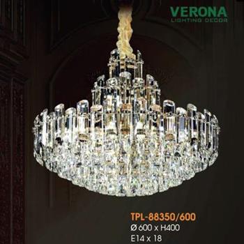 Đèn treo pha lê Ø600*H400, E14*18 TPL-88350/600