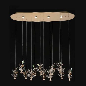 Đèn thả pha lê 355 DECOR TPL039N12 L1200*W300*H1200 TPL039N12