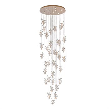 Đèn thả pha lê 355 DECOR TPL039T37 Ø800*H4000 TPL039T37