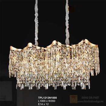 Đèn treo pha lê E14*12 - L1000*W350 TPL1213N1000
