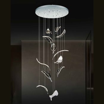 Đèn thả pha lê 355 Decor TPL1219 Ø1100*H3700 TPL1219