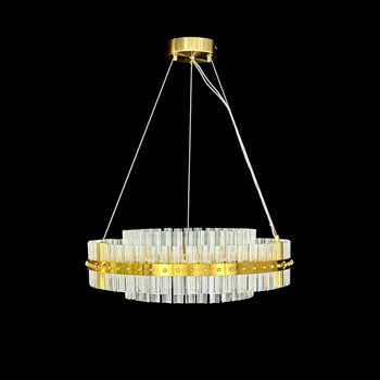 Đèn thả pha lê 355 Decor TPL8609T2 Ø600*H200 TPL8609T2