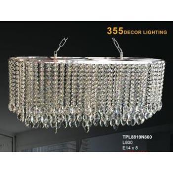 Đèn thả pha lê E14*8 - L800 TPL8819N800