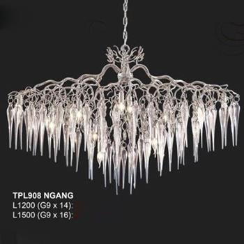Đèn treo pha lê bóng G9*14 - L1200 TPL908 NGANG