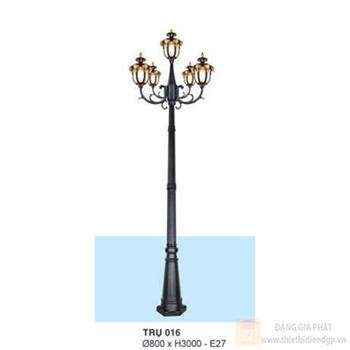 Đèn trụ sân vườn thiết kế cổ điển TRỤ 016 Ø800x H3000 - E27 TRỤ 016