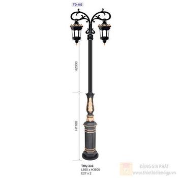 Đèn trụ sân vườn TRỤ 333 - E27 × 2 TRỤ 333