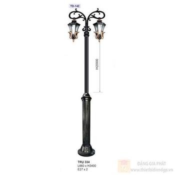 Đèn trụ sân vườn TRỤ 334 - E27 × 2 TRŲ 334