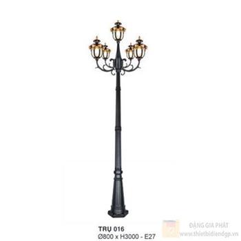 Đèn trụ sân vườn thiết kế cổ điển TRỤ 016 Ø800x H3000 - E27 TRỤ 016