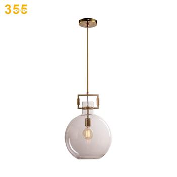 Đèn thả thủy tinh Ø250 - Bóng E27 X 1 TT26B