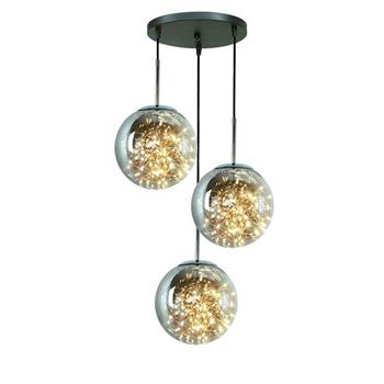 Đèn thả thủy tinh Ø200 LED DÂY 3000K TT30T3