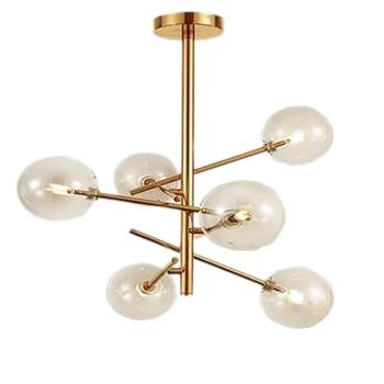 Đèn thả thiết kế TTK17T6 Xi Vàng Bóng TTK17T6 Xi Vàng Bóng