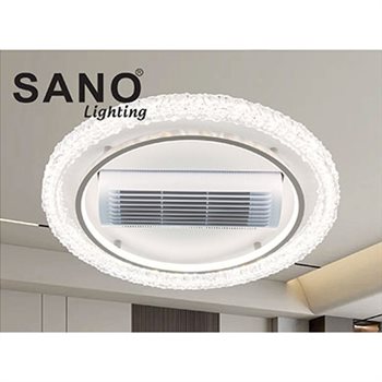 Đèn mâm + quạt không cánh SANO MQ 10151 Ø500 MQ 10151