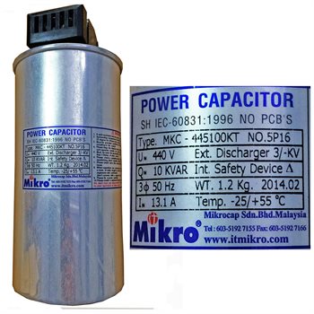 Tụ bù khô Mikro MKC-235100KT 3 pha 230V 50Hz MKC-235100KT