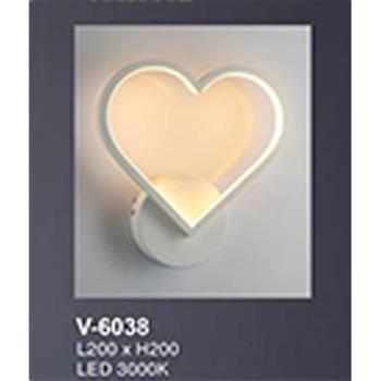 Đèn vách trang trí Led Verona 3000K, L200xH200 V-6038