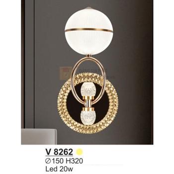 Đèn vách trang trí Led 20W - Ø150*H320 - ánh sáng vàng V 8262