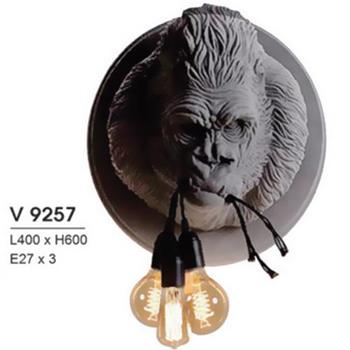 Đèn Vách Cổ hufa ( Hình Đầu Khỉ King Kong ) L400*H600-E27*3 màu xám V 9257