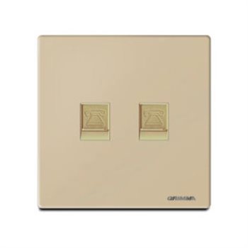 Bộ ổ cắm đôi điện thoại GRIMMA G60G2TEL G60G2TEL
