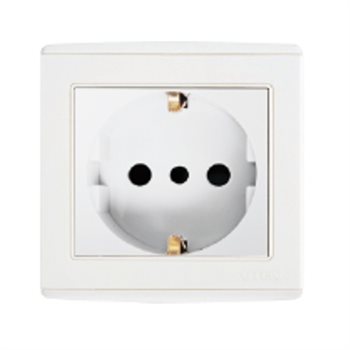 Bộ ổ cắm Schuko Socket Uten V4.0G-2C-G V4.0G-2C-G