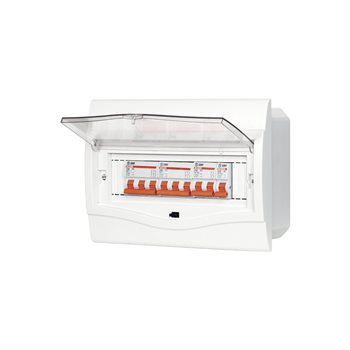 Tủ điện 9-12 Module Sino V4FC mặt nhựa bóng đế nhựa âm tường V4FC 9/12SA
