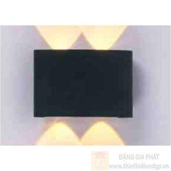 Đèn vách Sano vuông VL 7313 Led 4W*2 >4000K - Ø120*H80 VL 7313