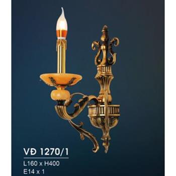 Đèn Vách Đồng L160*H400, E14*1 VĐ 1270/1