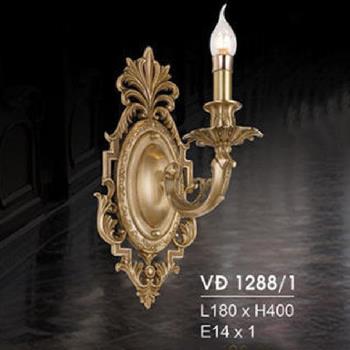 Đèn vách đồng Hufa VĐ-1288/1 L180*H400 E14*1 VĐ-1288/1