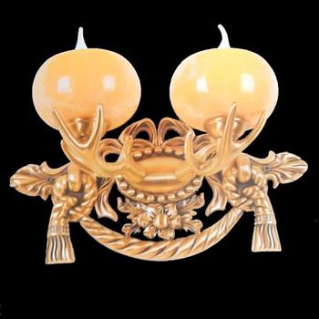 Đèn vách đồng Sano Ø360*H180mm, E14*2+Led VĐ 2041/2