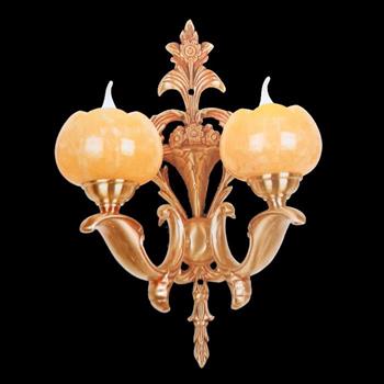 Đèn vách đồng Sano Ø350*H450mm, E14*2+Led VĐ 2045/2