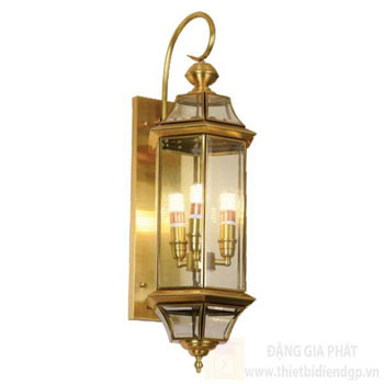 Đèn vách ngoài trời Hufa L220*W220*H650, E14*3 VĐ 6008L