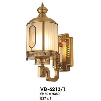 Đèn vách đồng Hufa VĐ 6213/1 Ø150*H380 E27*1 VĐ 6213/1