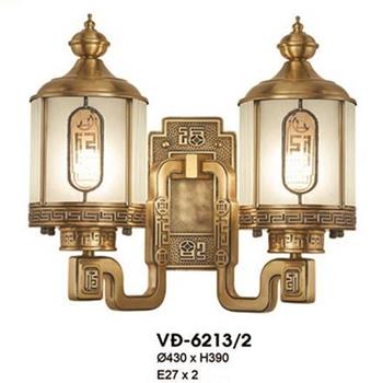 Đèn vách led trang trí ngoài trời Ø430*H390 - E27*2 VĐ 6213/2