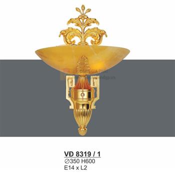 Đèn vách Đồng E14*L1 - Ø350*H450 VĐ 8319/1