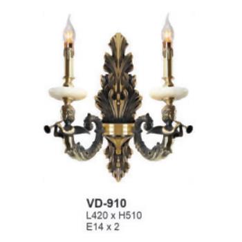 Đèn tường nến đồng L420*H510 - E14*2 VD-910