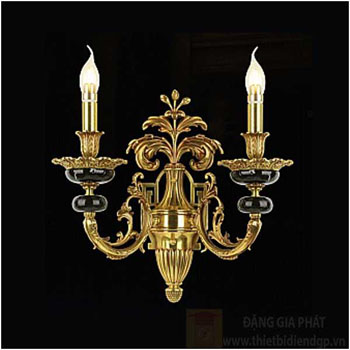 Đèn Vách Đồng L420*W190*H400, E14*2 VĐ 9308/2